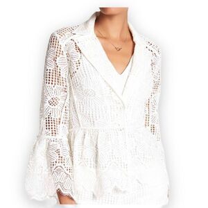 Trina Turk Eyelet Blazer